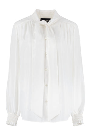 Satin blouse-0